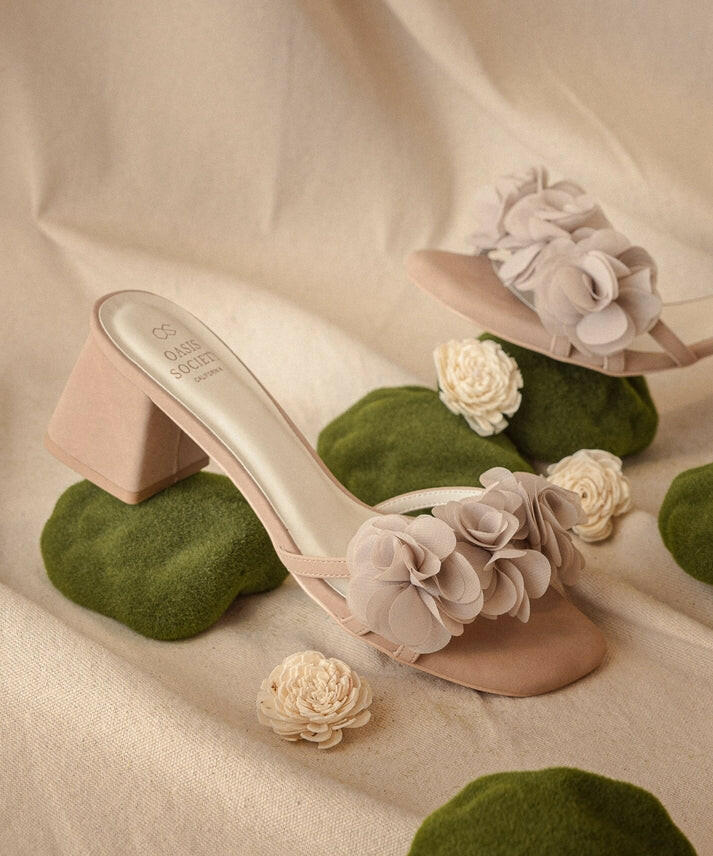 The Noor | Romantic Petal Heels-Sandals-Krush Kandy, Women's Online Fashion Boutique Located in Phoenix, Arizona (Scottsdale Area)