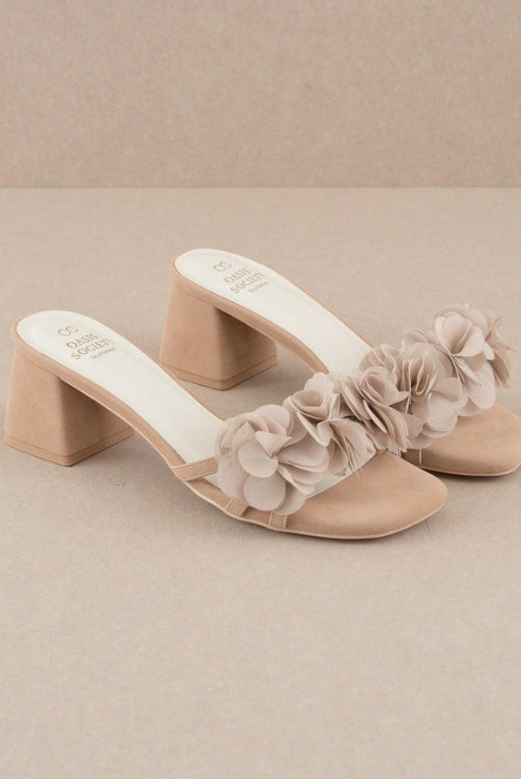 The Noor | Romantic Petal Heels-Sandals-Krush Kandy, Women's Online Fashion Boutique Located in Phoenix, Arizona (Scottsdale Area)
