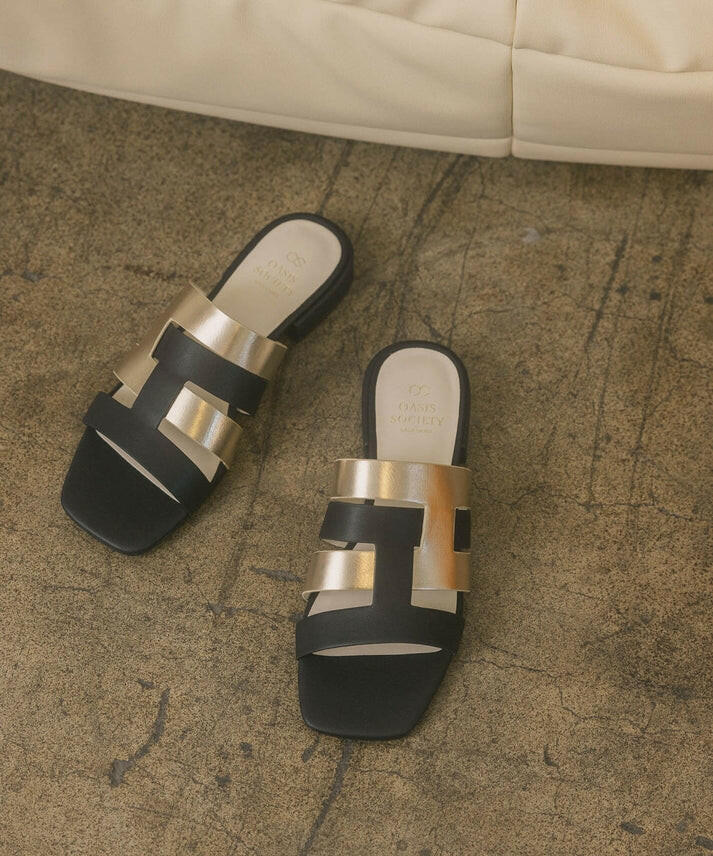 The Parker | Architectural Flat Summer Sandal-Sandals-Krush Kandy, Women's Online Fashion Boutique Located in Phoenix, Arizona (Scottsdale Area)