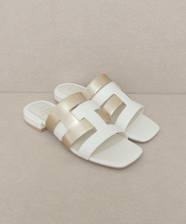 The Parker | Architectural Flat Summer Sandal-Sandals-Krush Kandy, Women's Online Fashion Boutique Located in Phoenix, Arizona (Scottsdale Area)