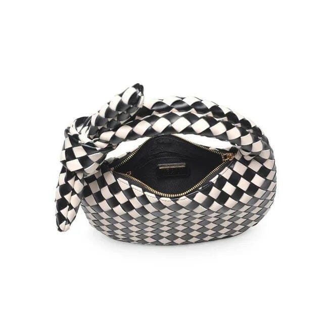 Lizbeth Woven Knot Clutch-Purses & Bags-Krush Kandy, Women's Online Fashion Boutique Located in Phoenix, Arizona (Scottsdale Area)