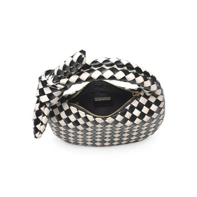 Lizbeth Woven Knot Clutch-Purses & Bags-Krush Kandy, Women's Online Fashion Boutique Located in Phoenix, Arizona (Scottsdale Area)