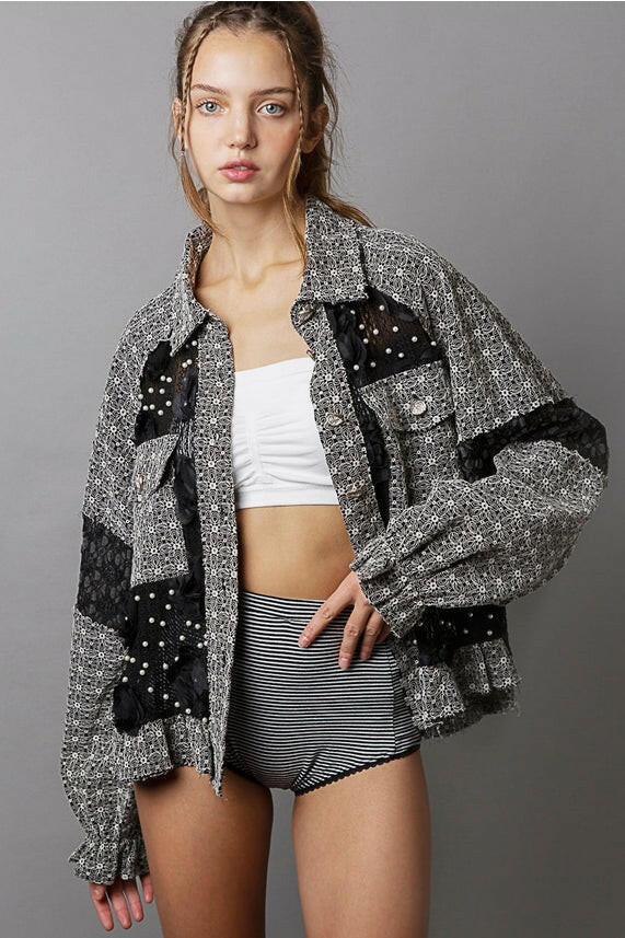Daring to Be Balloon Sleeved Jacket-Jackets-Krush Kandy, Women's Online Fashion Boutique Located in Phoenix, Arizona (Scottsdale Area)