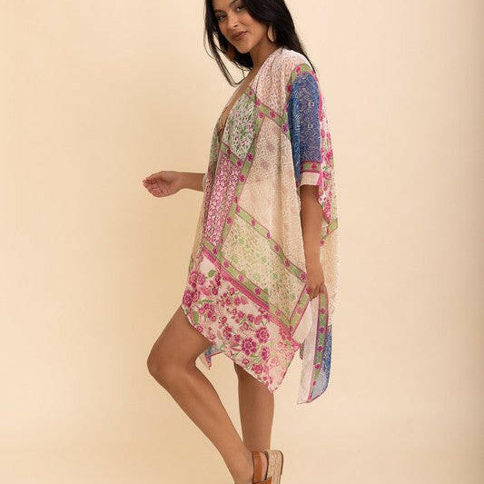 Bohemian Burnout Velvet Kimono-Kimonos-Krush Kandy, Women's Online Fashion Boutique Located in Phoenix, Arizona (Scottsdale Area)