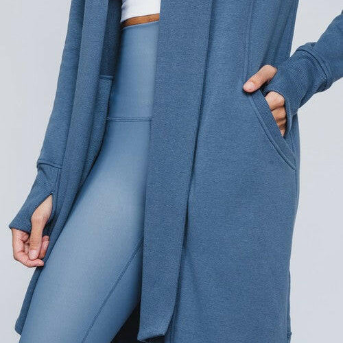 Butter Long Sleeve Open Cardigan-Cardigans-Krush Kandy, Women's Online Fashion Boutique Located in Phoenix, Arizona (Scottsdale Area)