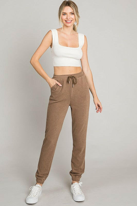 Drawstring Joggers Pants-Joggers-Krush Kandy, Women's Online Fashion Boutique Located in Phoenix, Arizona (Scottsdale Area)