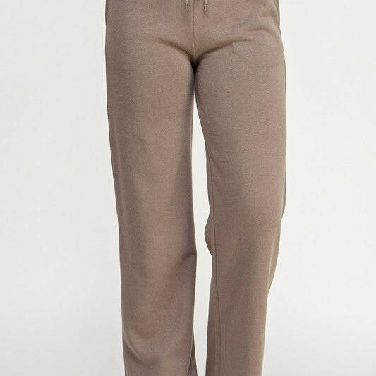 Fleece Straight Leg Joggers-Joggers-Krush Kandy, Women's Online Fashion Boutique Located in Phoenix, Arizona (Scottsdale Area)