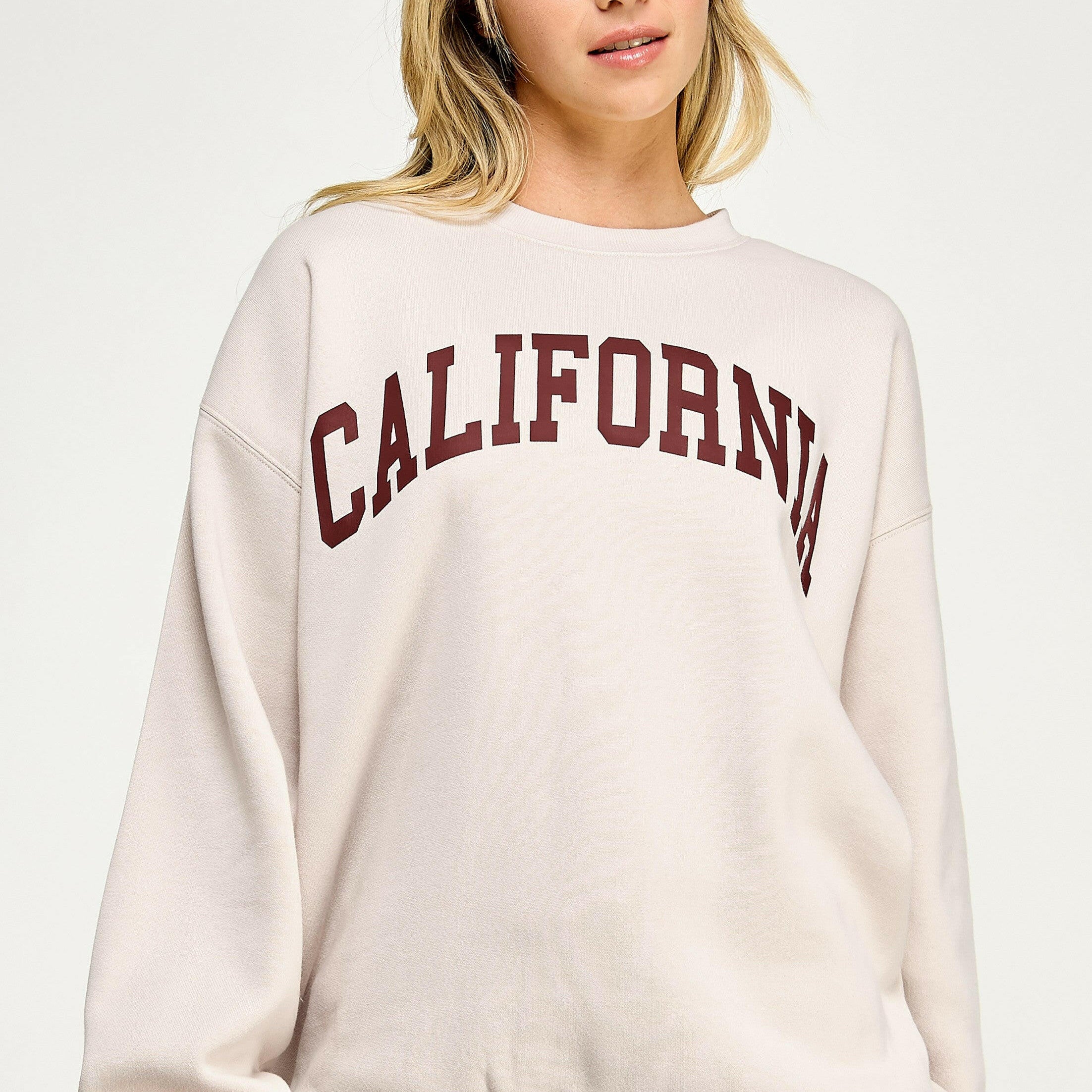 California Crewneck 2-Sweatshirts-Krush Kandy, Women's Online Fashion Boutique Located in Phoenix, Arizona (Scottsdale Area)