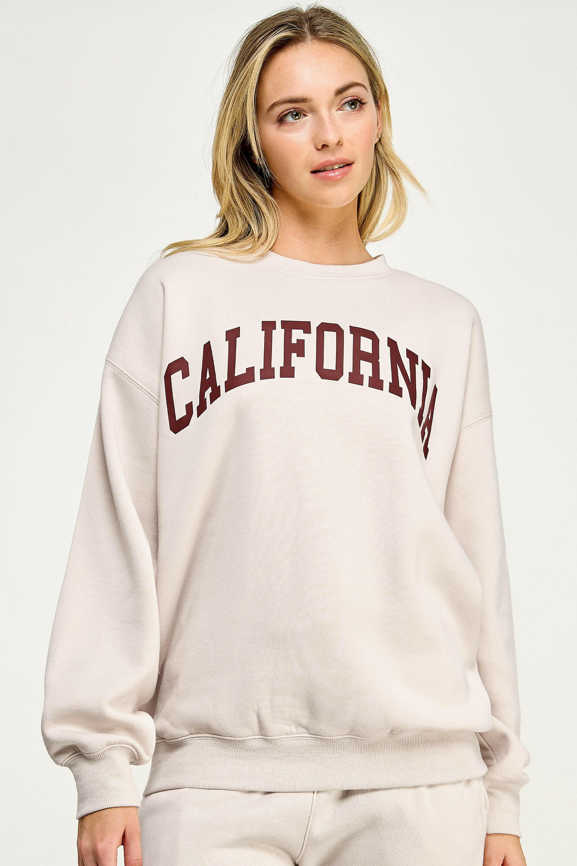 California Crewneck 2-Sweatshirts-Krush Kandy, Women's Online Fashion Boutique Located in Phoenix, Arizona (Scottsdale Area)