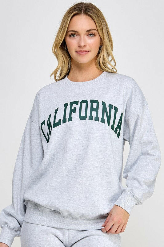 California Crewneck 2-Sweatshirts-Krush Kandy, Women's Online Fashion Boutique Located in Phoenix, Arizona (Scottsdale Area)