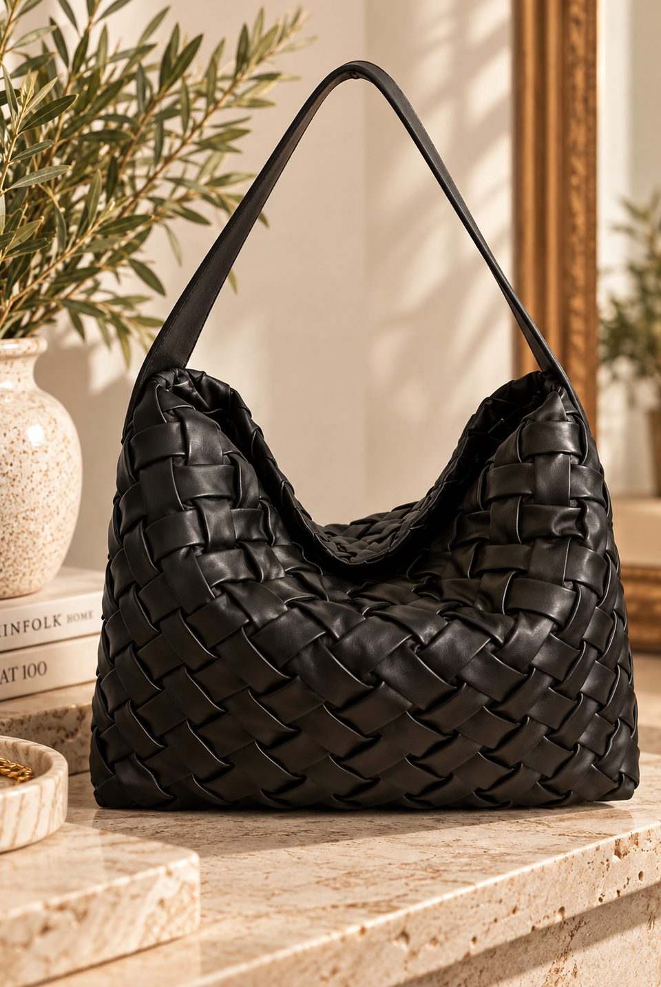 Luxe Woven Leather Bag Still Life.png
