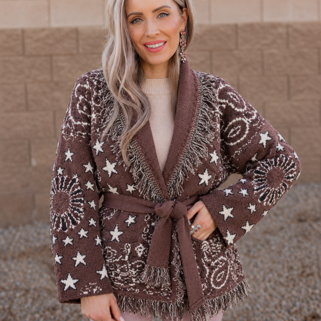 Maisie Fringe Coat