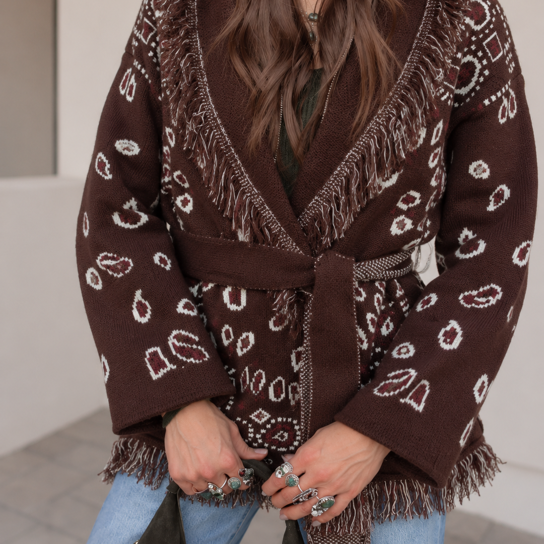 Maisie Fringe Coat