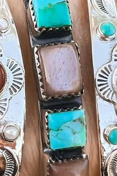 Must Have Multi Sterling Silver Stone Cuff-Cuffs-Krush Kandy, Women's Online Fashion Boutique Located in Phoenix, Arizona (Scottsdale Area)