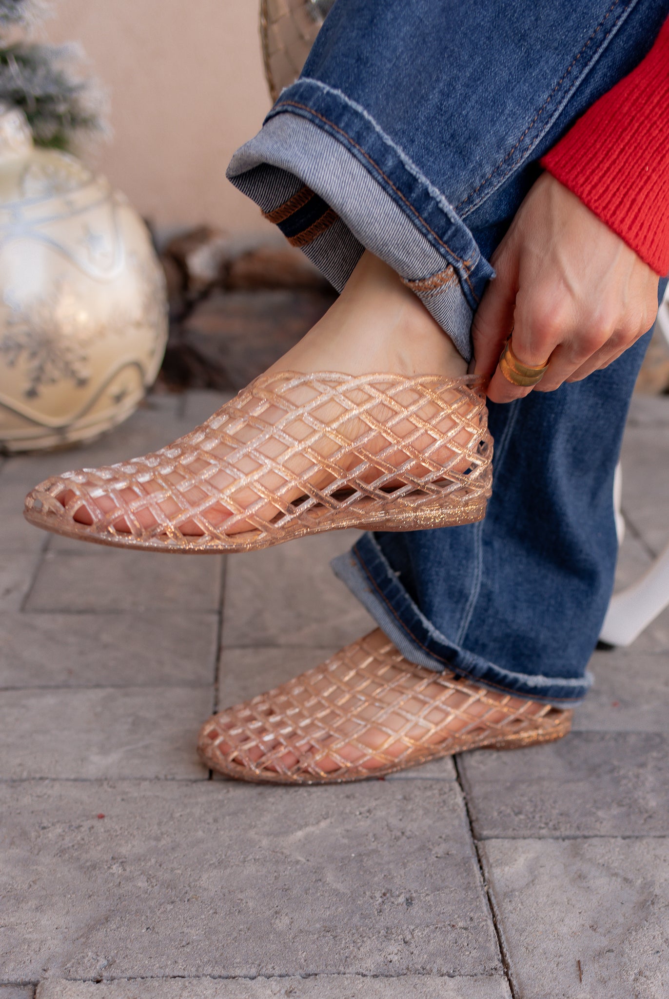 Jelly Woven Mesh Sandals-Shoes-Krush Kandy, Women's Online Fashion Boutique Located in Phoenix, Arizona (Scottsdale Area)