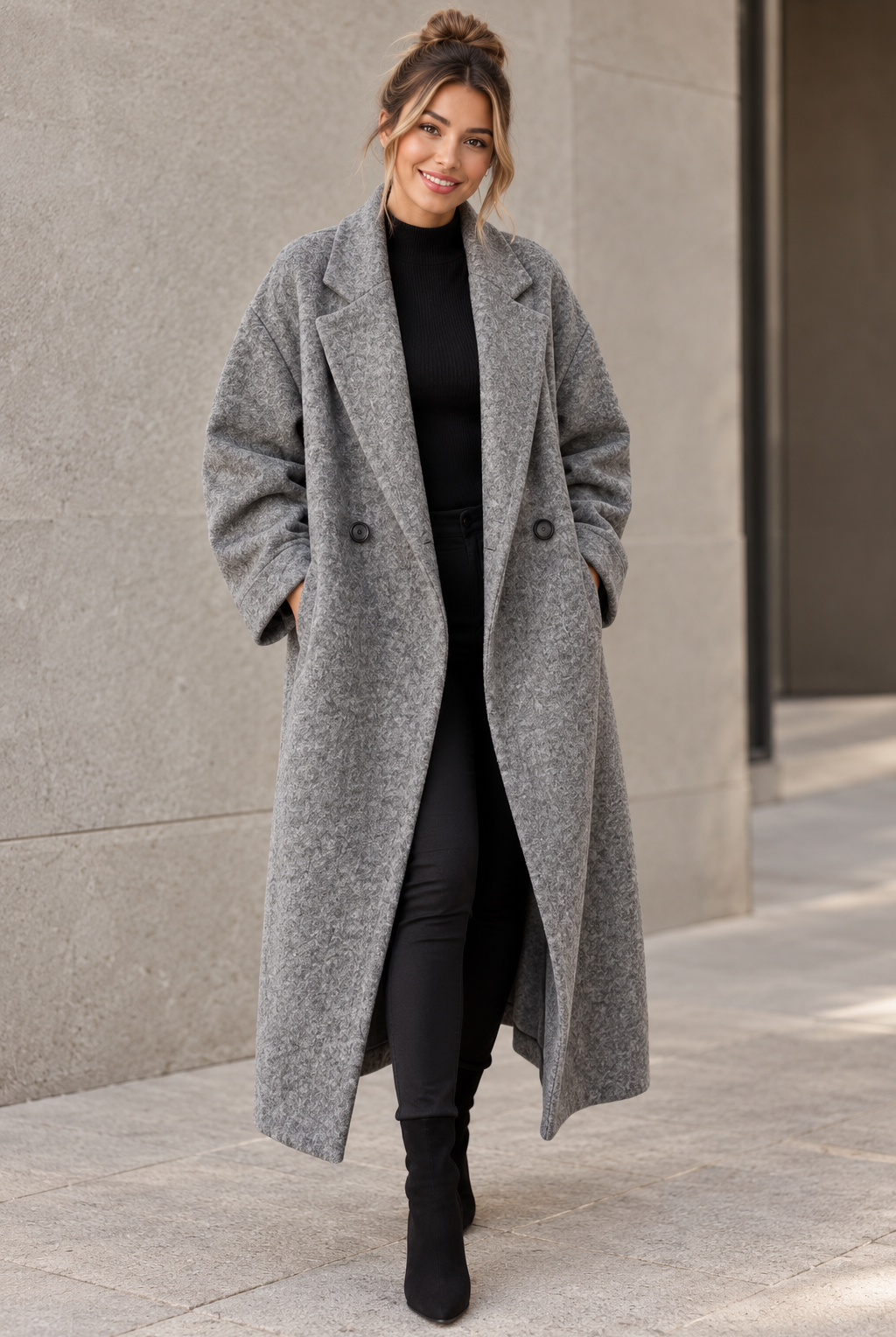 Minimalist Gray Coat Street Style.png