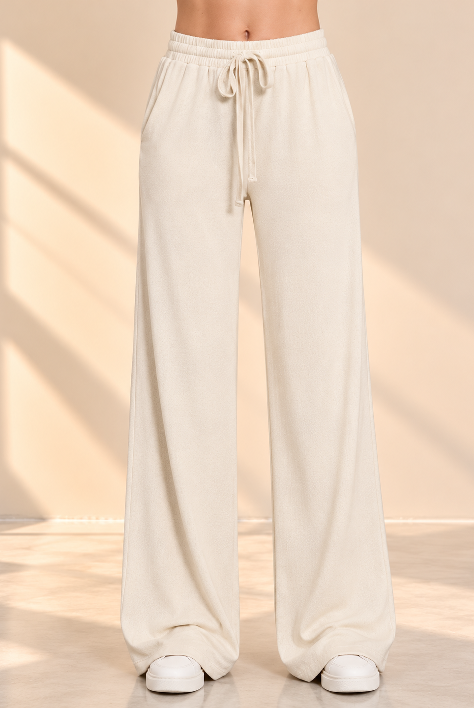 Minimalist Ivory Wide-Leg Lounge Pants.png