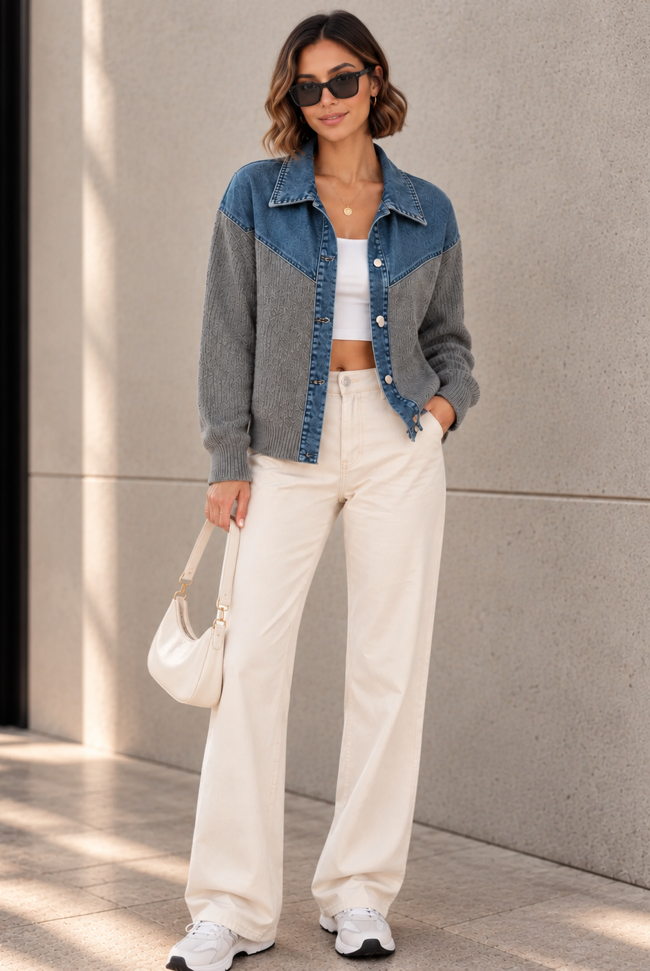 Modern Streetwear Portrait with Crescent Bag.png