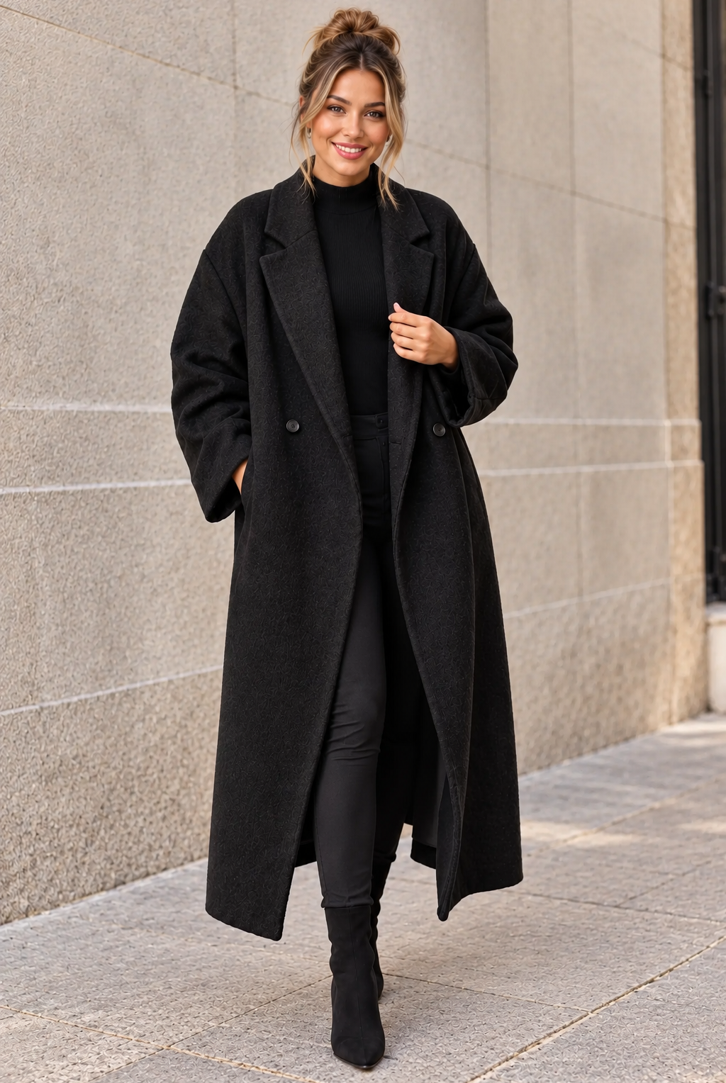 Monochrome Confidence on City Streets.png