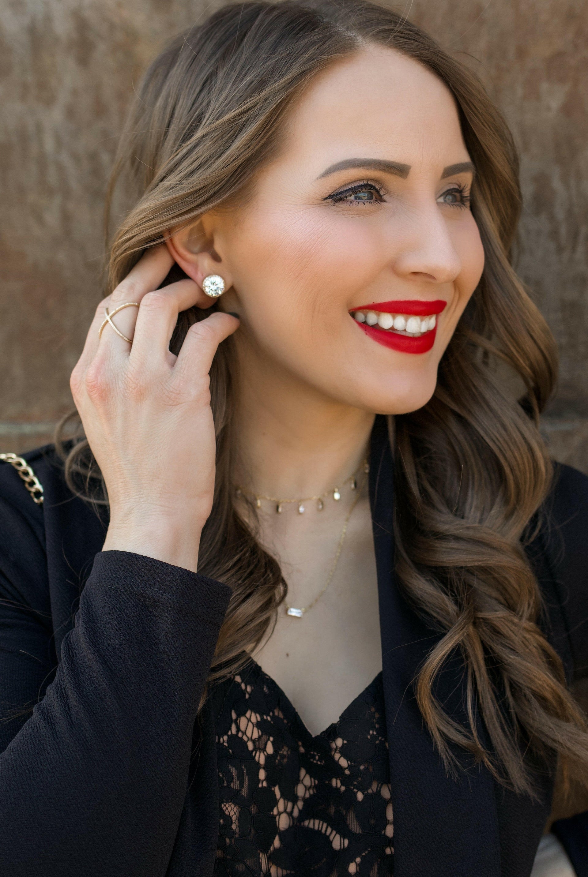 Big Circle Cut Stud Earrings-Earrings-Krush Kandy, Women's Online Fashion Boutique Located in Phoenix, Arizona (Scottsdale Area)