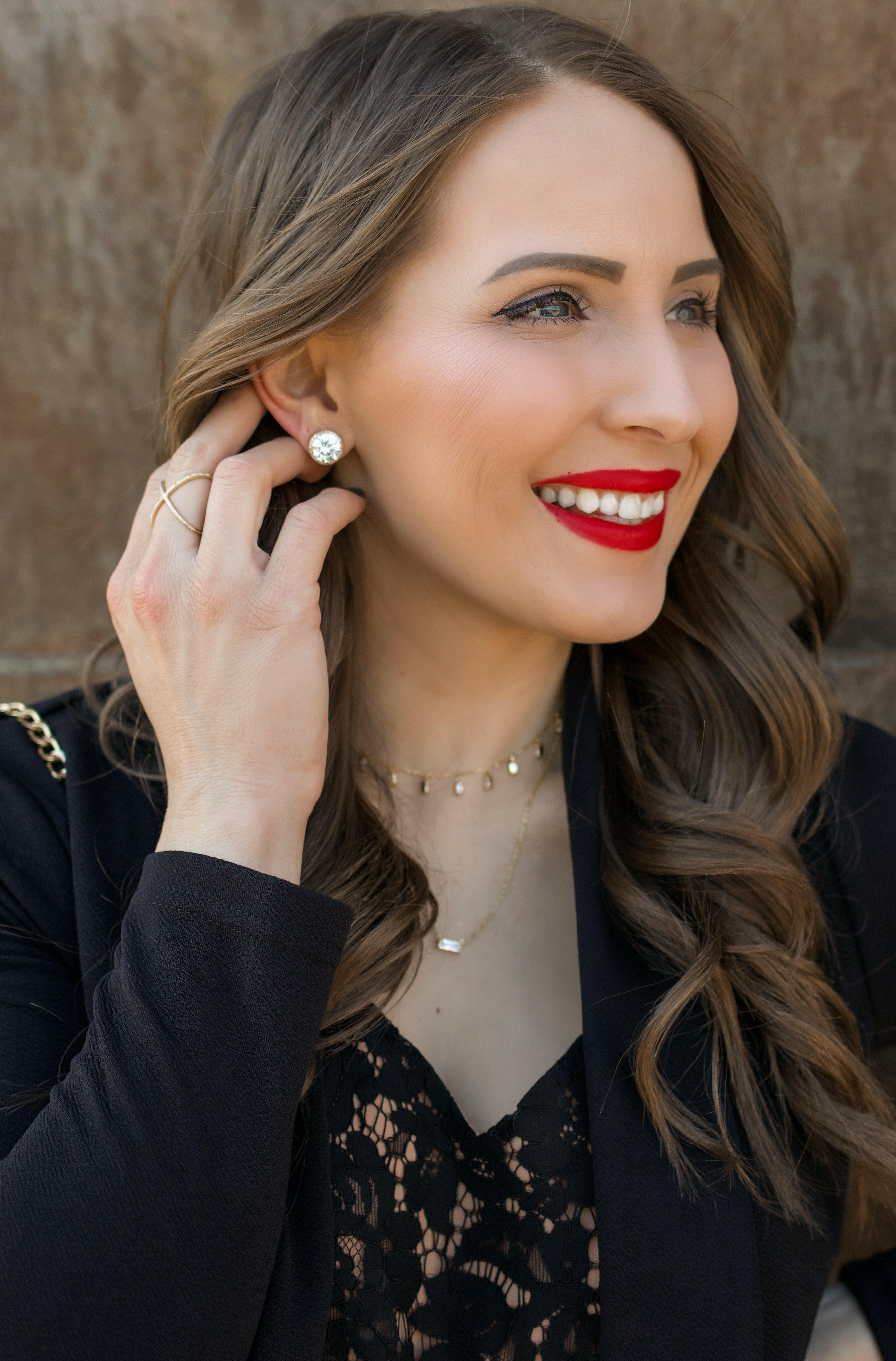 Big Circle Cut Stud Earrings-Earrings-Krush Kandy, Women's Online Fashion Boutique Located in Phoenix, Arizona (Scottsdale Area)