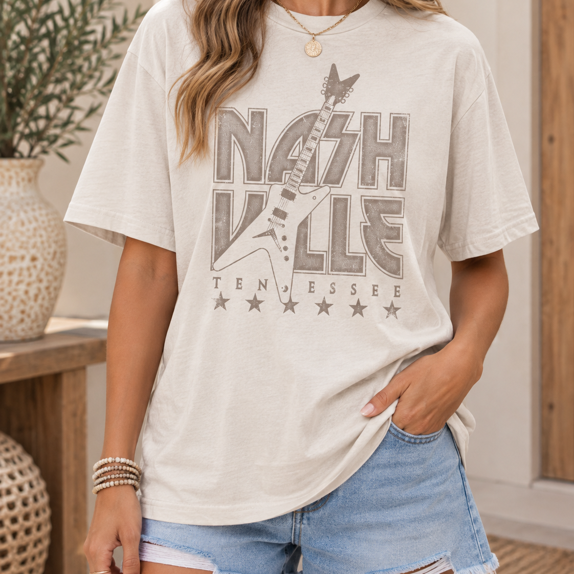 Nashville Music Vintage Graphic Tee