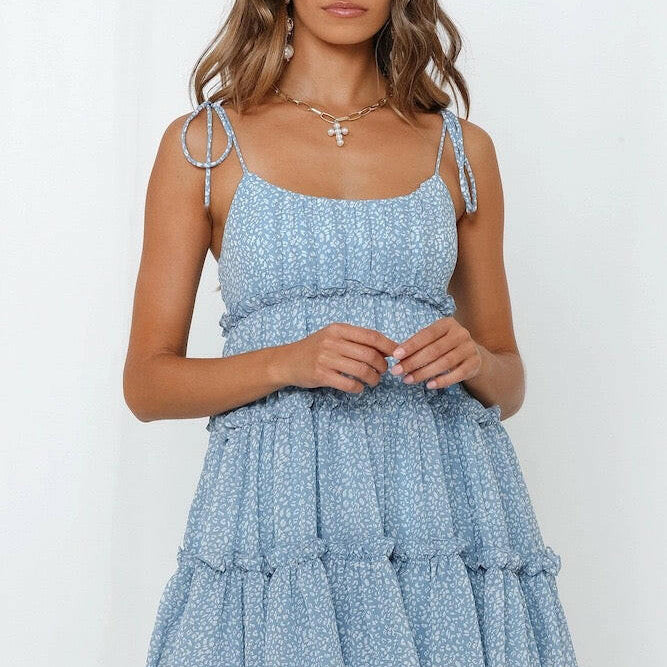 Dreamy Floral Mini Dress-Dresses-Krush Kandy, Women's Online Fashion Boutique Located in Phoenix, Arizona (Scottsdale Area)