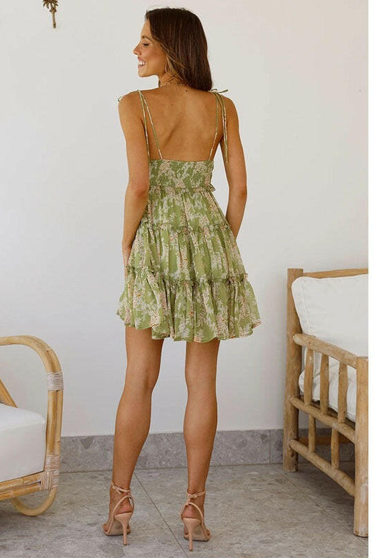 Dreamy Floral Mini Dress-Dresses-Krush Kandy, Women's Online Fashion Boutique Located in Phoenix, Arizona (Scottsdale Area)