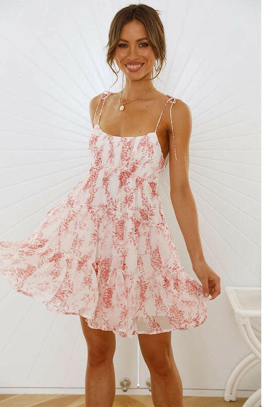 Dreamy Floral Mini Dress-Dresses-Krush Kandy, Women's Online Fashion Boutique Located in Phoenix, Arizona (Scottsdale Area)