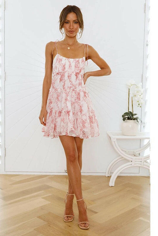 Dreamy Floral Mini Dress-Dresses-Krush Kandy, Women's Online Fashion Boutique Located in Phoenix, Arizona (Scottsdale Area)