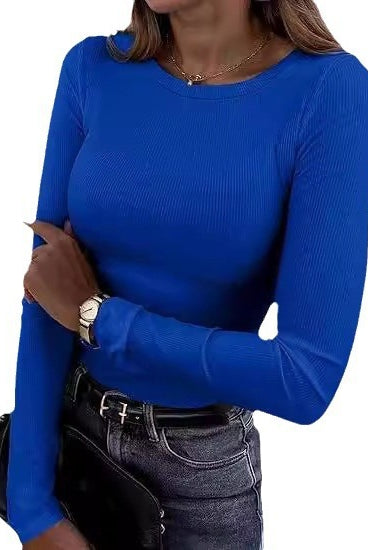 Basic Everyday Ribbed Long Sleeve Top-Long Sleeve Tops-Krush Kandy, Women's Online Fashion Boutique Located in Phoenix, Arizona (Scottsdale Area)