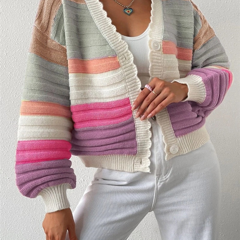Kandy Threaded Casual Cardigan-Cardigan-Krush Kandy, Women's Online Fashion Boutique Located in Phoenix, Arizona (Scottsdale Area)