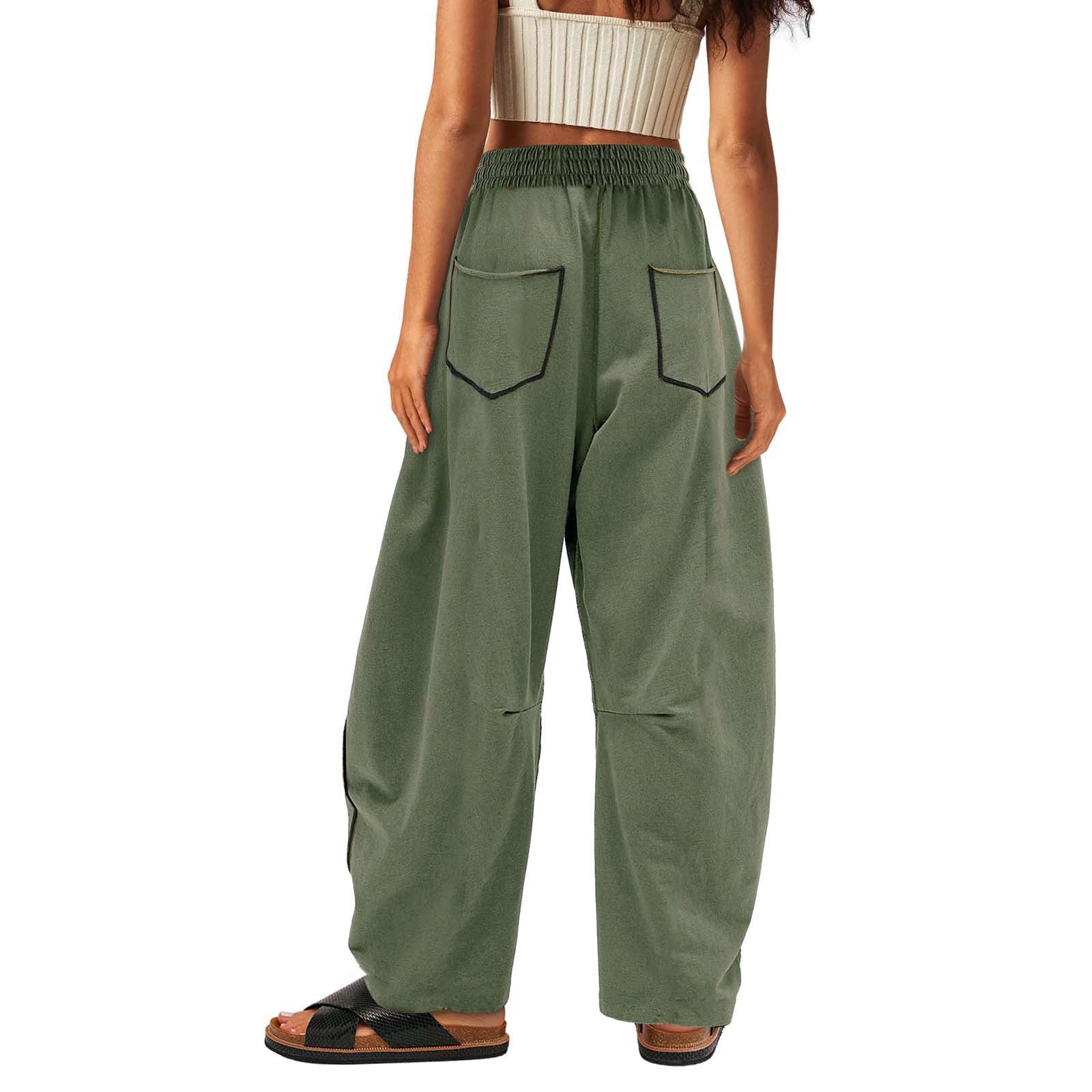 Luxe Contrast Stitching Wide Leg Pants-Pants-Krush Kandy, Women's Online Fashion Boutique Located in Phoenix, Arizona (Scottsdale Area)