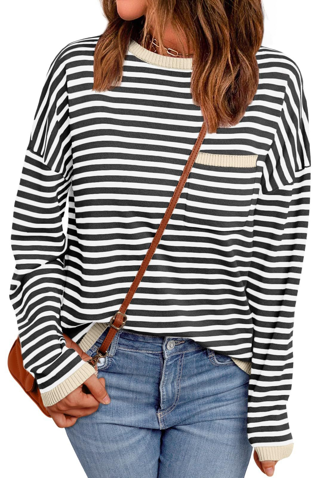 Thread Theory Luxe Stripe Sweater-Sweaters-Krush Kandy, Women's Online Fashion Boutique Located in Phoenix, Arizona (Scottsdale Area)