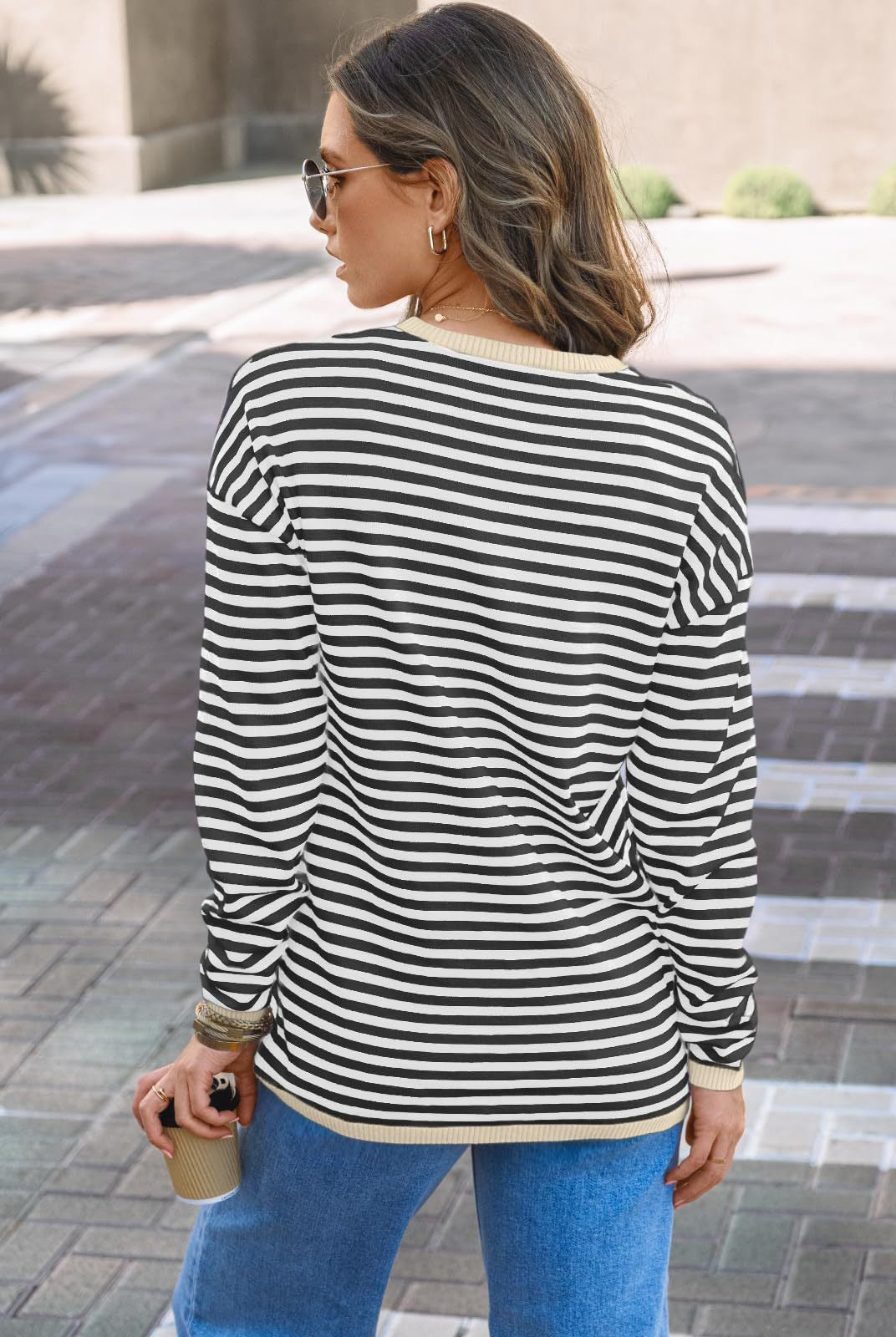 Thread Theory Luxe Stripe Sweater-Sweaters-Krush Kandy, Women's Online Fashion Boutique Located in Phoenix, Arizona (Scottsdale Area)