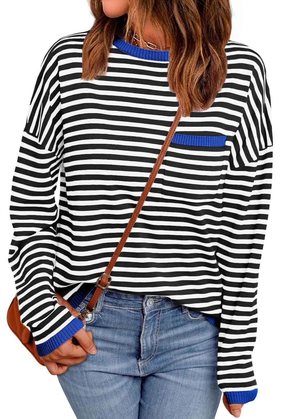 Thread Theory Luxe Stripe Sweater-Sweaters-Krush Kandy, Women's Online Fashion Boutique Located in Phoenix, Arizona (Scottsdale Area)