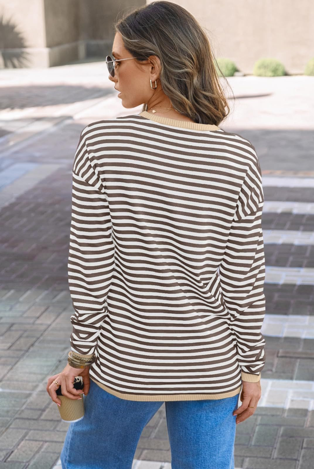Thread Theory Luxe Stripe Sweater-Sweaters-Krush Kandy, Women's Online Fashion Boutique Located in Phoenix, Arizona (Scottsdale Area)
