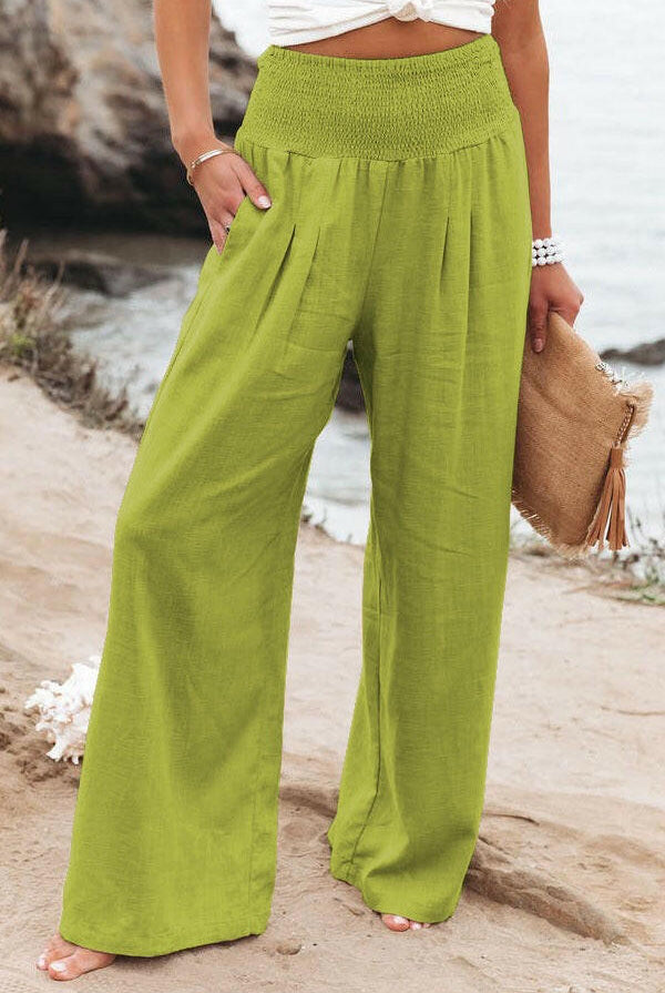 On Vacation Wide Leg Pants-Pants-Krush Kandy, Women's Online Fashion Boutique Located in Phoenix, Arizona (Scottsdale Area)