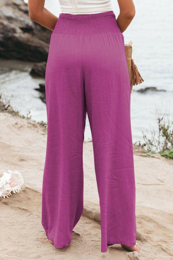 On Vacation Wide Leg Pants-Pants-Krush Kandy, Women's Online Fashion Boutique Located in Phoenix, Arizona (Scottsdale Area)