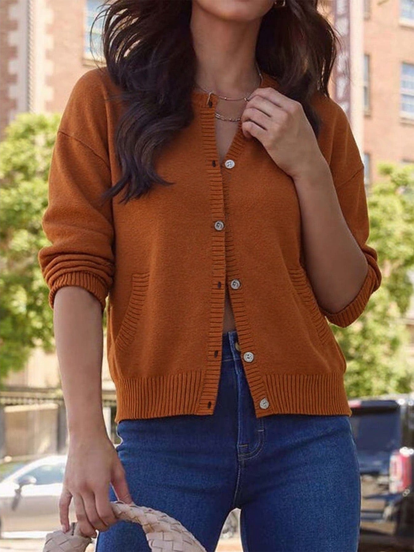 Bonfire Button Pocket Cardigan-Cardigan-Krush Kandy, Women's Online Fashion Boutique Located in Phoenix, Arizona (Scottsdale Area)