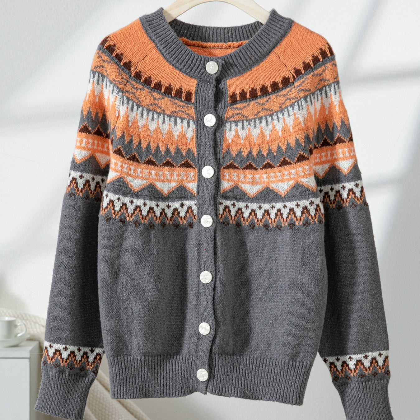 Luxe Fall Button Cardigan-Cardigans-Krush Kandy, Women's Online Fashion Boutique Located in Phoenix, Arizona (Scottsdale Area)