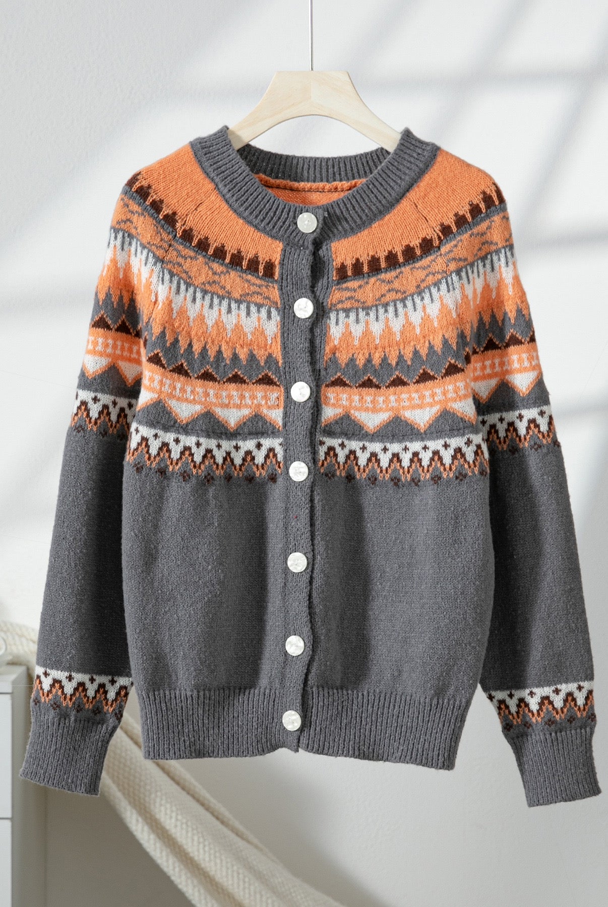 Luxe Fall Button Cardigan-Cardigans-Krush Kandy, Women's Online Fashion Boutique Located in Phoenix, Arizona (Scottsdale Area)