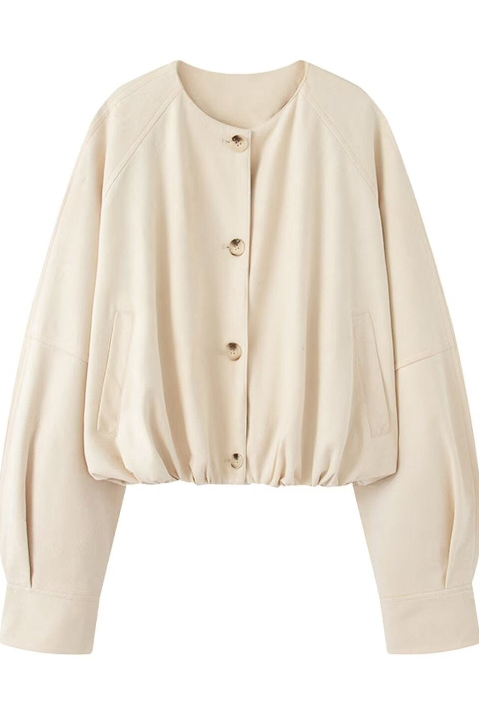 Casual Chic Ruched Faux Suede Jacket-Jacket-Krush Kandy, Women's Online Fashion Boutique Located in Phoenix, Arizona (Scottsdale Area)