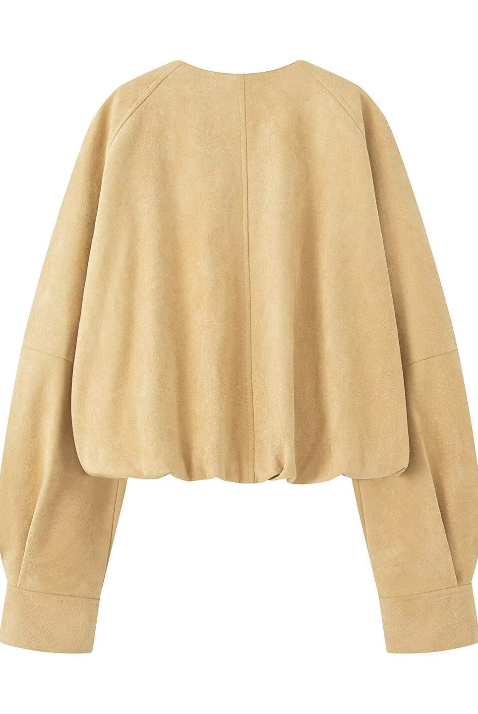 Casual Chic Ruched Faux Suede Jacket-Jacket-Krush Kandy, Women's Online Fashion Boutique Located in Phoenix, Arizona (Scottsdale Area)