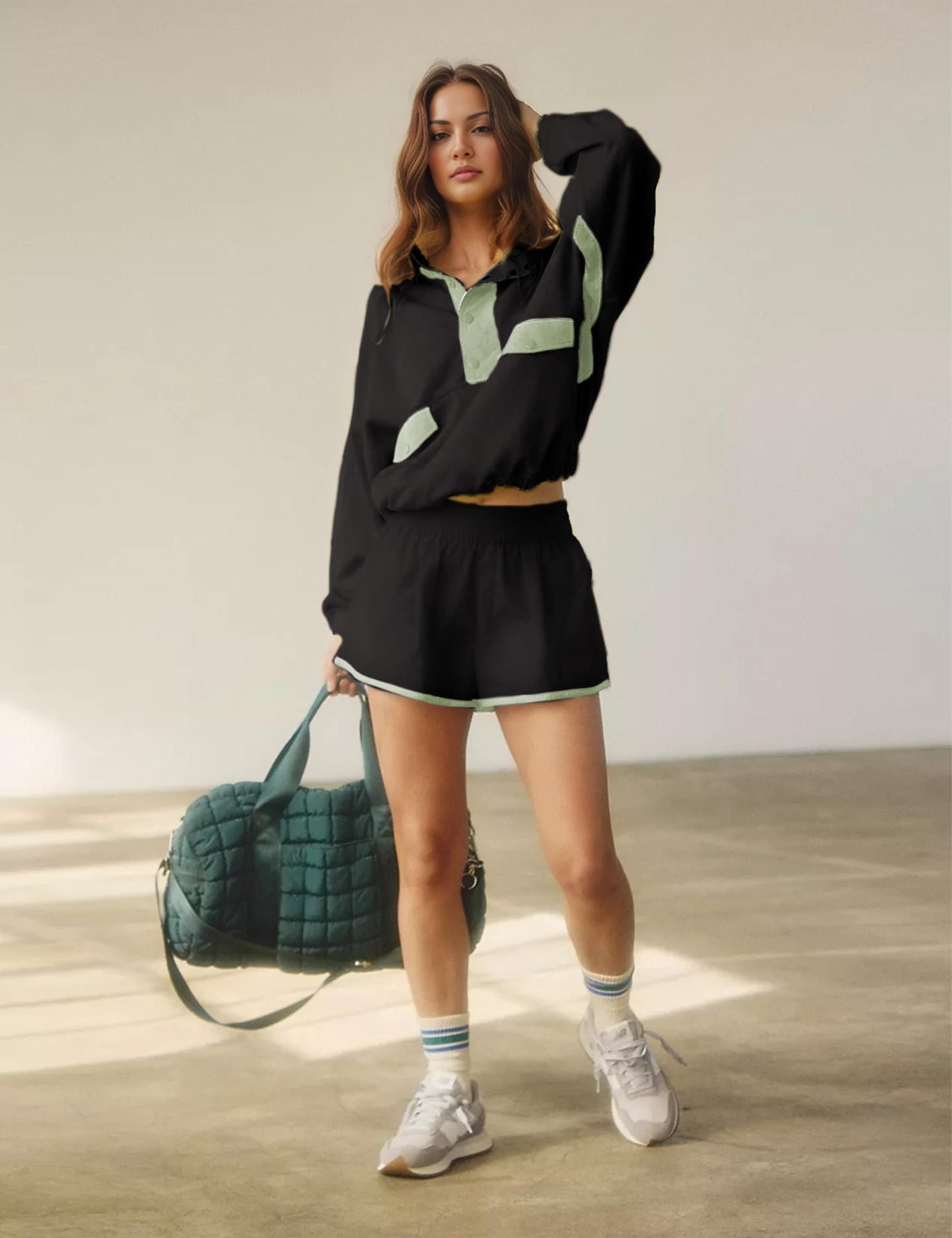 Ready To Run Matching Set-2 Piece Outfit Sets-Krush Kandy, Women's Online Fashion Boutique Located in Phoenix, Arizona (Scottsdale Area)