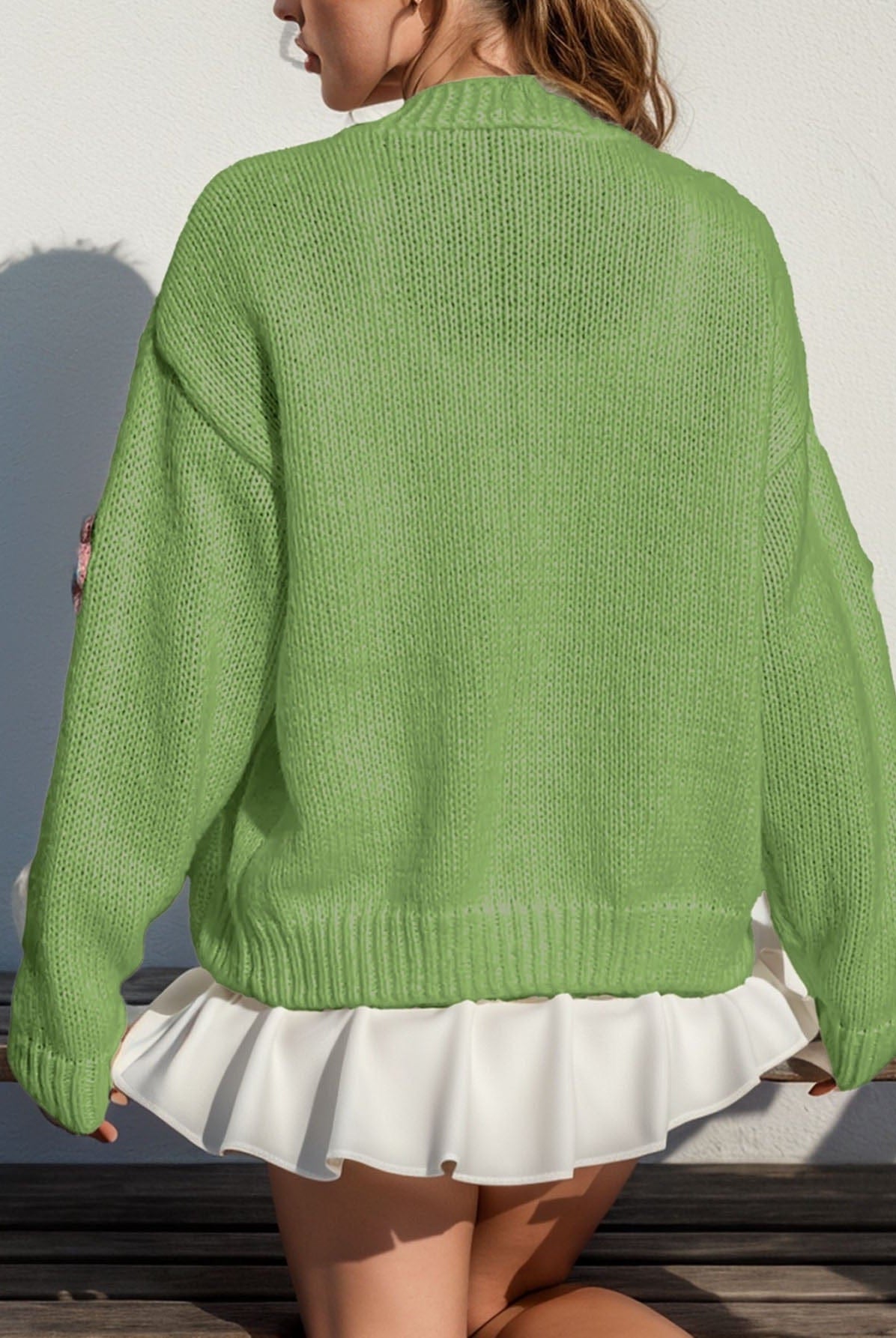 Blooming Threads Knit Cardigan-Cardigan-Krush Kandy, Women's Online Fashion Boutique Located in Phoenix, Arizona (Scottsdale Area)