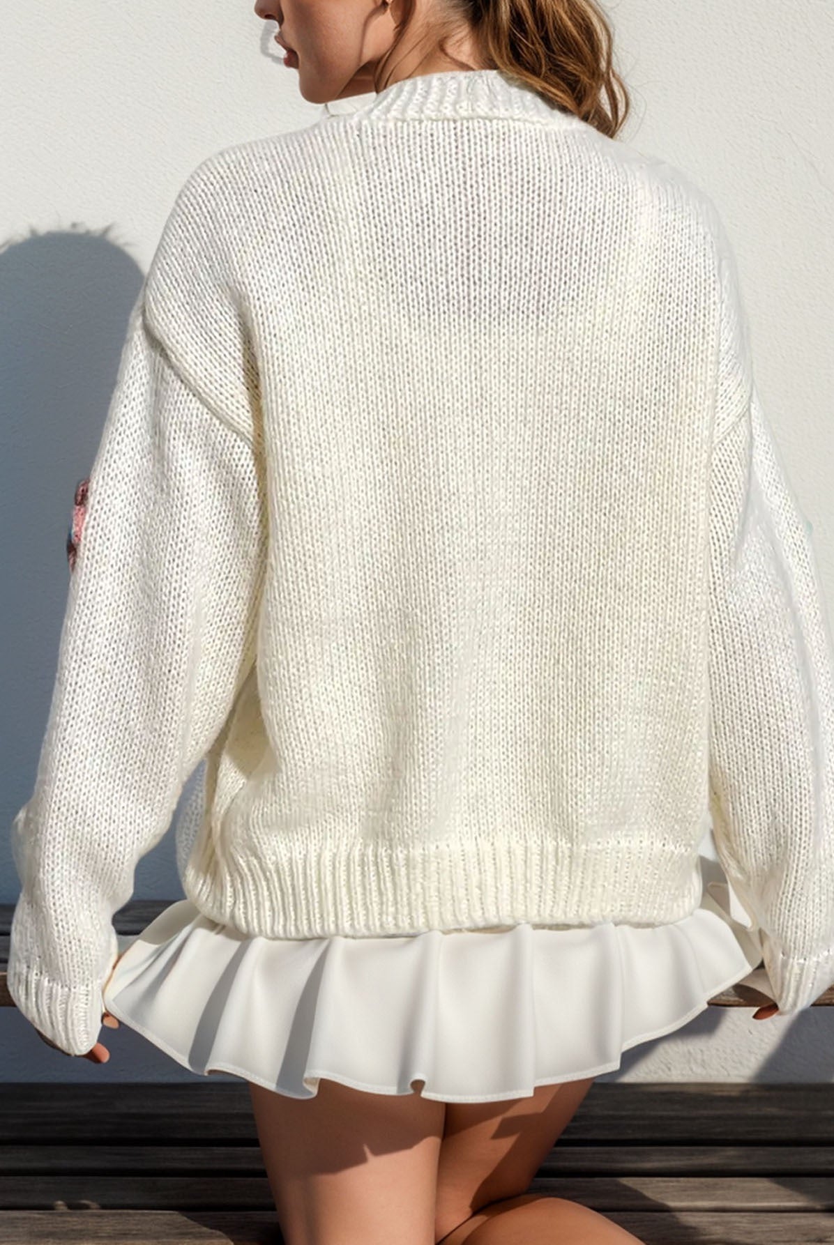 Blooming Threads Knit Cardigan-Cardigan-Krush Kandy, Women's Online Fashion Boutique Located in Phoenix, Arizona (Scottsdale Area)