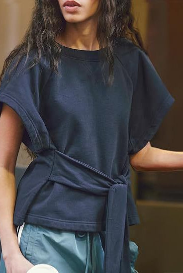 Casual Bow Knot Top-Tops-Krush Kandy, Women's Online Fashion Boutique Located in Phoenix, Arizona (Scottsdale Area)