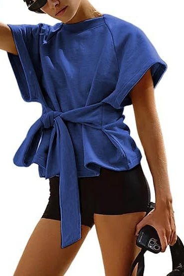 Casual Bow Knot Top-Tops-Krush Kandy, Women's Online Fashion Boutique Located in Phoenix, Arizona (Scottsdale Area)