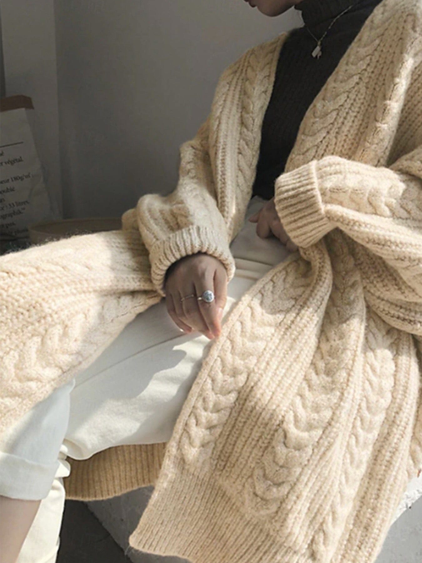 Comfort Krush Oversized Luxe Cardigan-Cardigans-Krush Kandy, Women's Online Fashion Boutique Located in Phoenix, Arizona (Scottsdale Area)